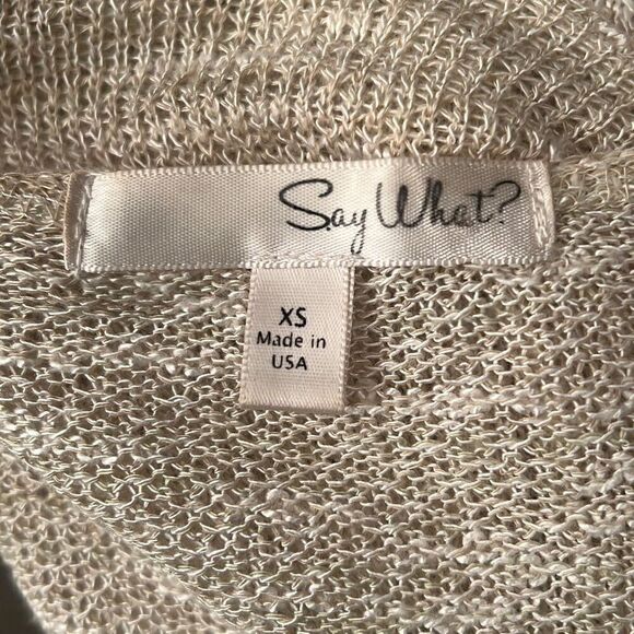 Say What? Slouch Cardigan - Picture 6 of 6